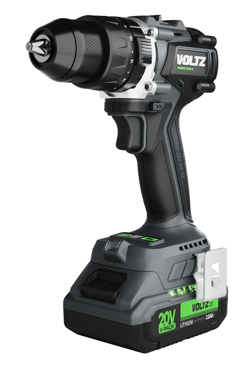VOLTZ - 60 Nm - 20 Volt 2 Amper Profesyonel Akülü Matkap Vidalama (VZDR-20I E)