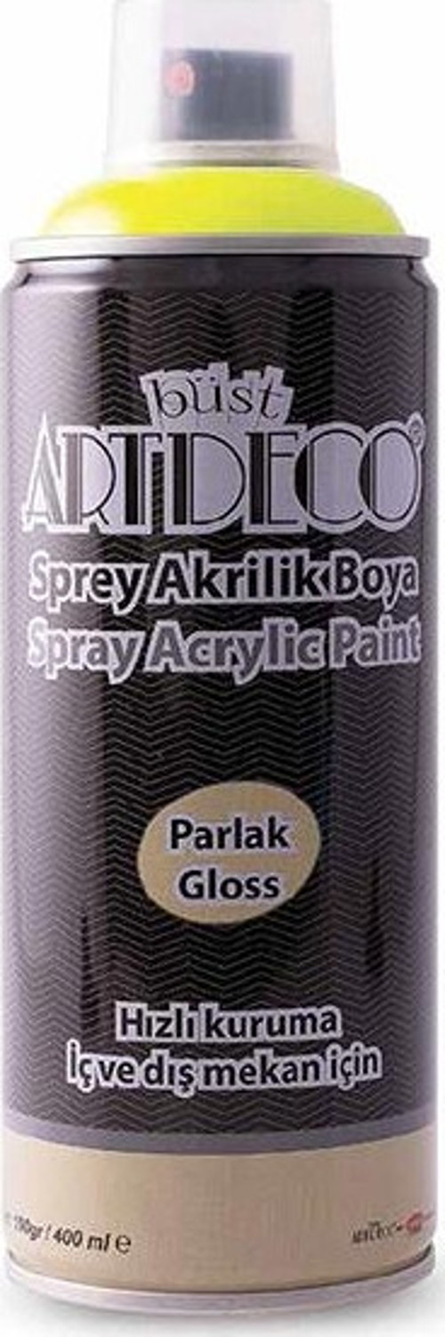 Akrilik Sprey Boya 400ml Neon Sarı 910