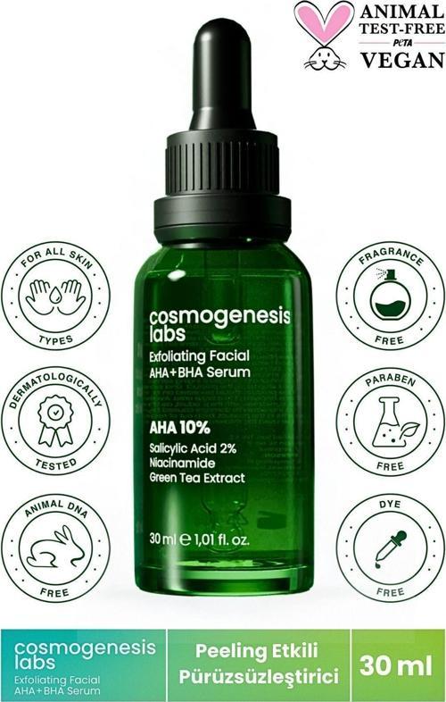 Exfoliating Facial AHA + BHA Serum 30 ml