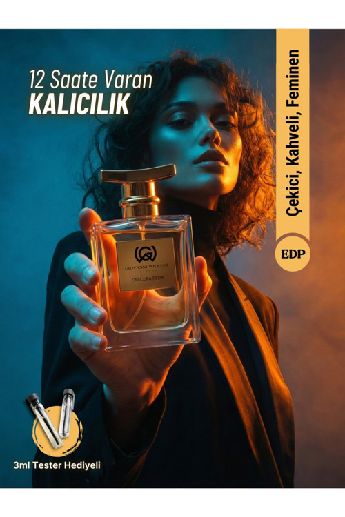 Obscura Desir Kadın Parfümü Yazlık | Güçlü Kalıcı | Kahve, Kakao, Yasemin, Çikolata
