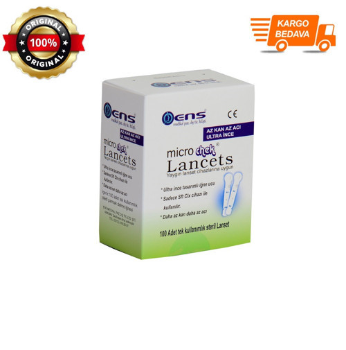 Microchek 100 Adet Lanset 3lü Paket