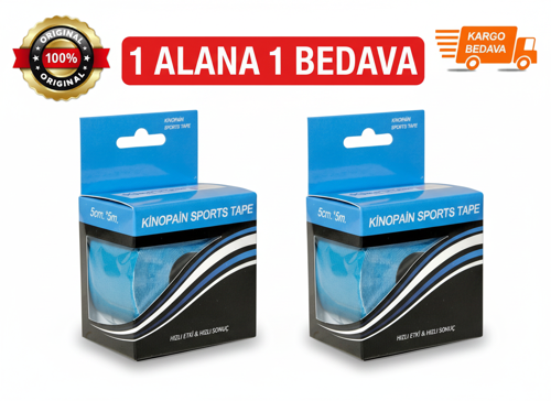 Ağrı Bantı 5cm*5m.mavi 1 ALANA 1 BEDAVA