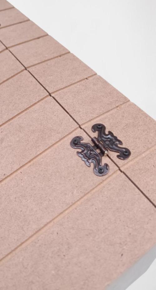 Hobi 90067 Dekoratif Ekmeklik Ev Şekli Ahşap MDF HAM El Yapımı 