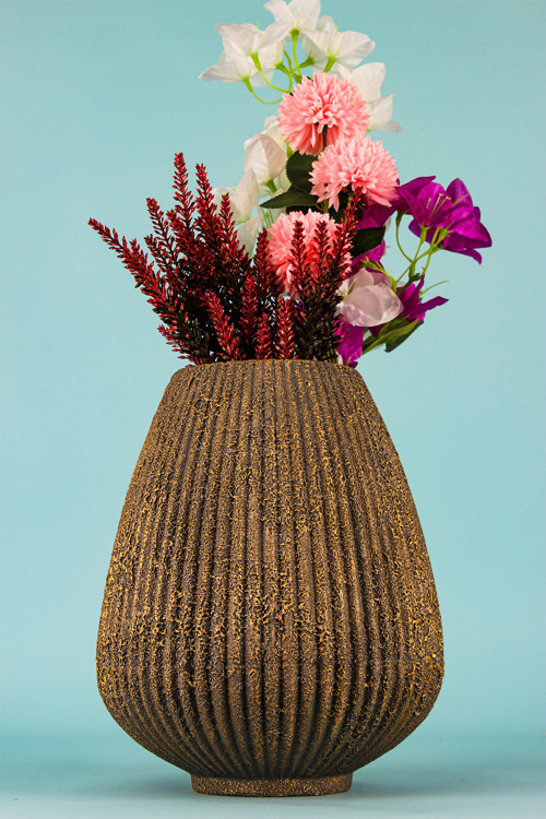 Barrel Handmade Dekoratif Seramik Vazo