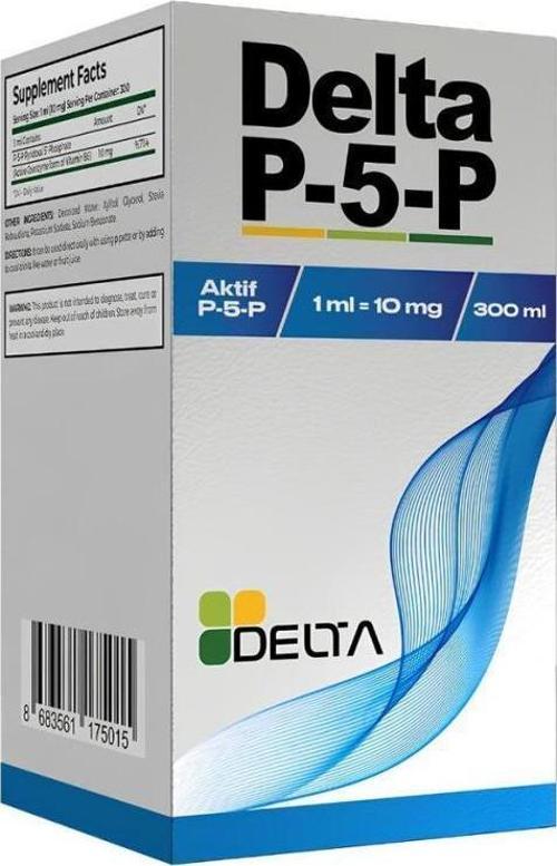 P-5-P Pridoksal 5 Fosfat Vitamin B6 Şurup 300 ml.