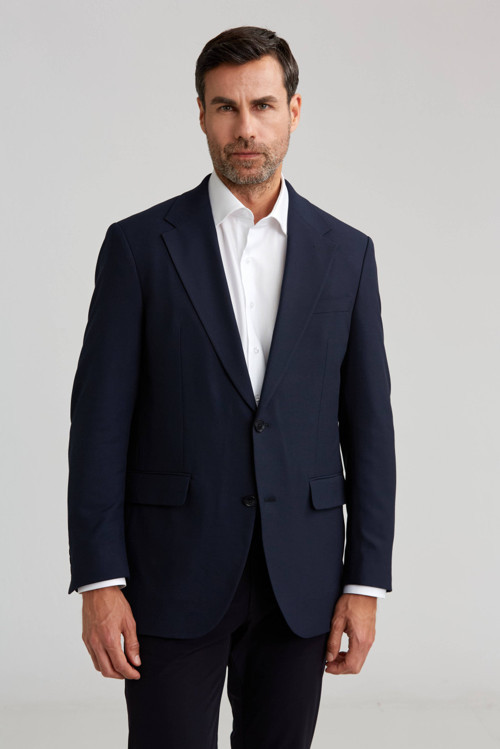 Lacivert Polyester Drop Ceket
