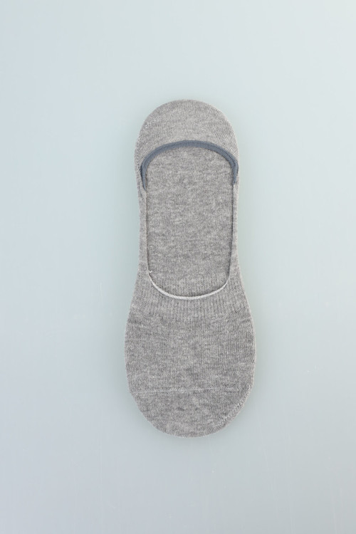 Gri Sneaker Kısa Babet Çorap