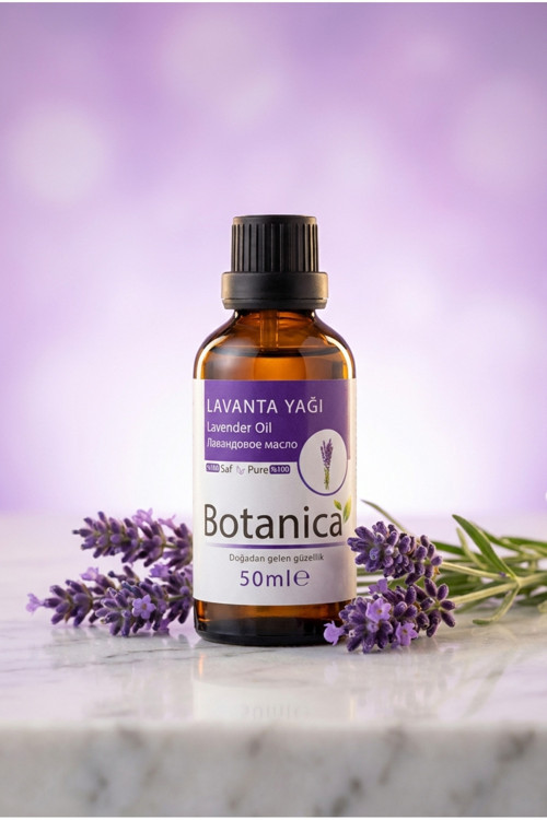 %100 Saf Lavanta Yağı Masaj Rahatlatıcı Bebek Bakımı Sakinleştirici Doğal Uçucu Bitkisel 50 ml