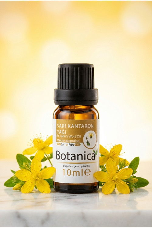 %100 Saf Kantaron Yağı Maserasyon Bakımı Yanık Sonrası Onarıcı Doğal Bitkisel 10 ml