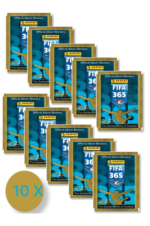Panini Fifa 365 2023 Futbolcu Stickers Kartları - 10 Adet