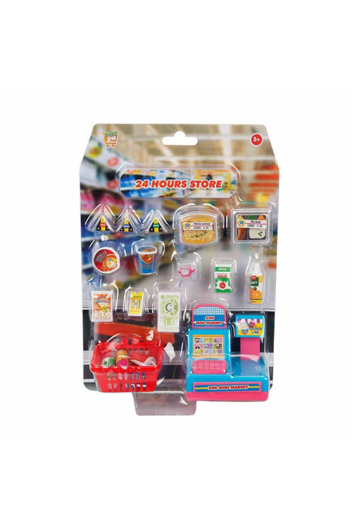 Çok Parçalı Mini Market Alışveriş Seti - 20 Parça