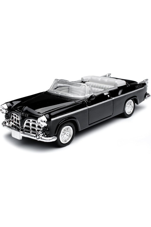 1:43 Ölçekli Lisanslı Metal Retro Amerikan Arabaları - 1955 Chrysler C-300 - 10 CM