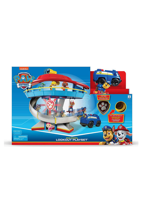 PAW Patrol Sesli ve Işıklı Gözetleme Kulesi Oyun Seti ile Chase Göreve Hazır!