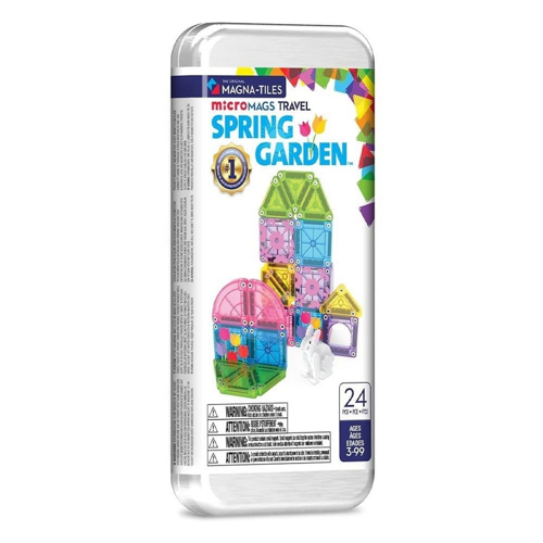 Magna Tiles Bahçe Seti Manyetik Bloklar Seyahat Boy 24 Parça