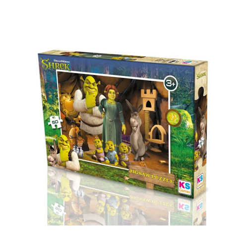 Ks Games Shrek Puzzle 50 Parça