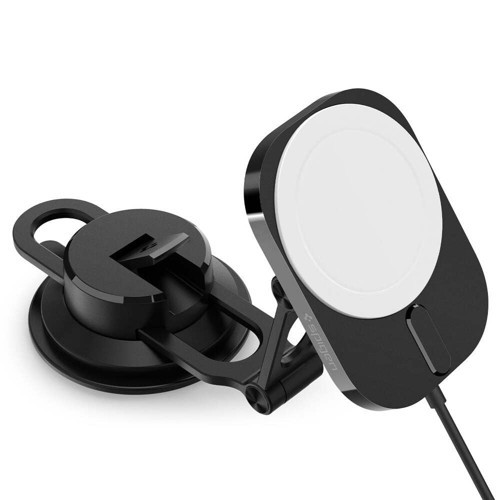 MagFit Dashboard Araç içi Telefon Tutucu + Manyetik Kablosuz Şarj Cihazı iPhone için MagSafe özellikli OneTap 3 ITM35W - ACP03695