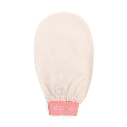 Ekru Duş Kesesi Peeling Eldiveni %100 Floş Unisex