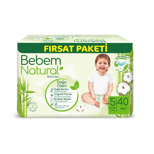 Bebek Bezi Junior 5 Beden Fırsat Paketi 40 Adet