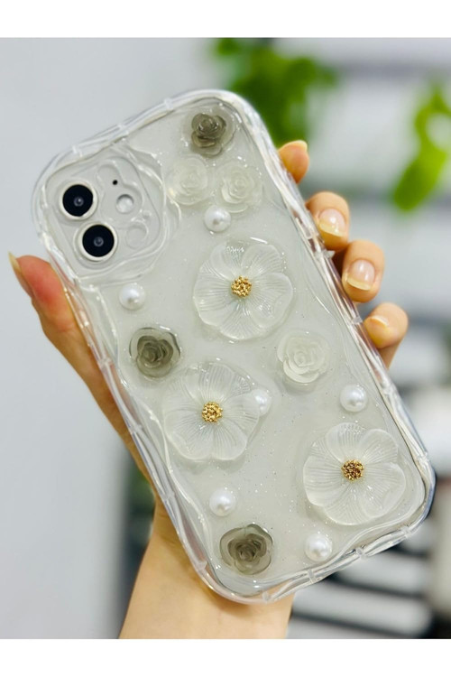Iphone 12 12 ile Uyumlu Özel 3d Tasarımlı Esnek Silikon Kıl