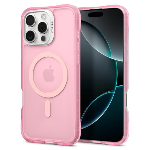 Ciel iPhone 16 ile Uyumlu MagSafe Kılıf UltraSheer Mag Sararmaya Dayanıklı Hava Kanalı Teknolojisi™ Askeri Sınıf Koruma Pink Kapak - ACS08247