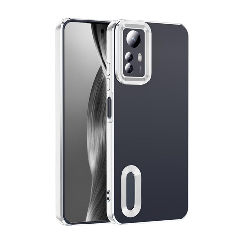 Xiaomi 12S İle Uyumlu Kılıf Gümüş Disk Kapak Kamera Korumalı (Xiaomi 12S İle Uyumlu, Gümüş)