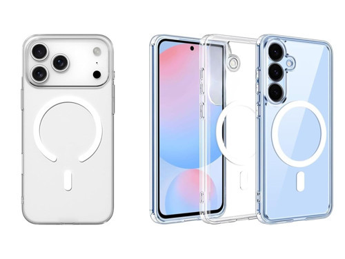 MAGSAFE İLE UYUMLU ŞEFFAF, KAMERA ÇIKINTILI KORUMALI DARBE EMİCİ KAPAK KABLOSUZ WİRELESS ŞARJ DESTEKLİ SİLİKON TELEFON KILIFI ( A56)