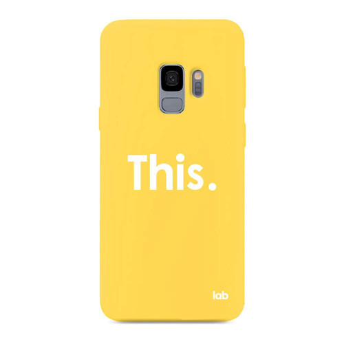 CasesLab S9 Sarı Silikon Telefon Kılıfı - This.