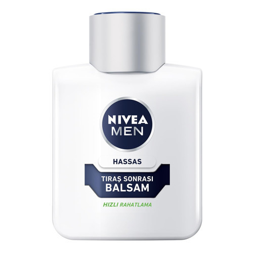 Erkek HassasTıraş Sonrası Balsam Hassas 100 ml,E Vitamini,ProVitamin B5,Alkolsüz Formül,Hassas Ciltler için Rahatlatıcı Tıraş Sonrası Bakım