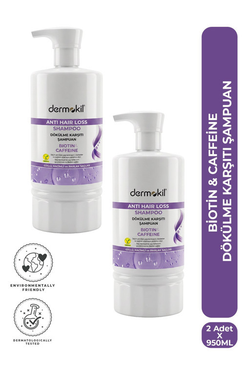 Biotin&Caffeine Dökülme Karşıtı Şampuan 950 ml x 2 Adet