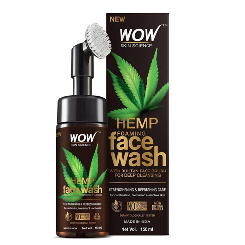 HEMP Yüz Temizleme Köpüğü-Güçlendirici Yenileyici Canlandırıcı Yüzde Doksan Sekiz Doğal İçerik 150ml