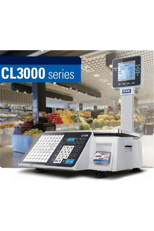 Cl-3000 Barkodlu Terazi