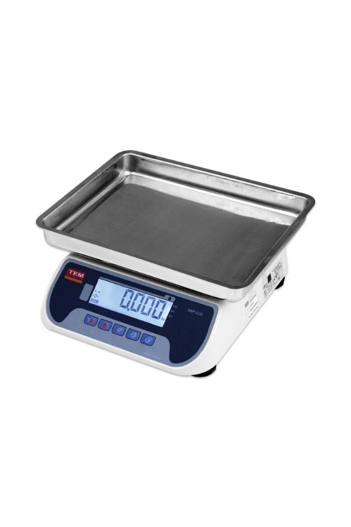 Srp Lcd 15 Kg Paslanmaz Kefe Onaylı Tartım Terazisi
