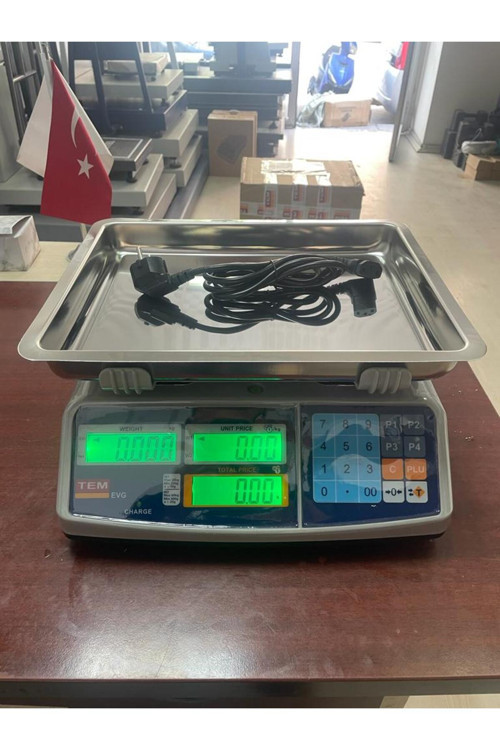 Evg 60 Kg 10 Gr Fiyat Hesaplamalı Pazarcı Terazisi