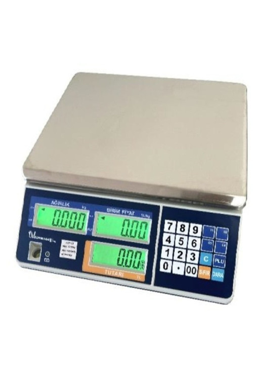 ATP-30 KG X 5 / 10 GR FİYAT HESAPLAMALI TERAZİ