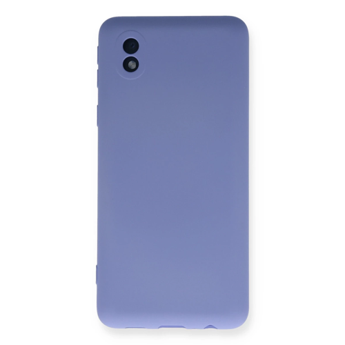 Galaxy A01 Core Kılıf Nano İçi Kadife Silikon - Lila