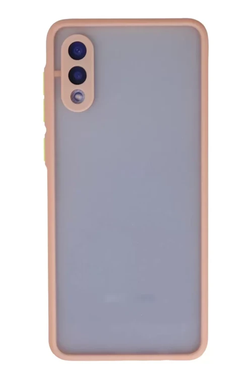 Galaxy A02 Kılıf Montreal Silikon Kapak - Pembe