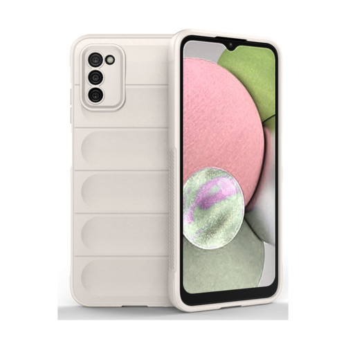 Galaxy A03S Kılıf Optimum Silikon - Krem