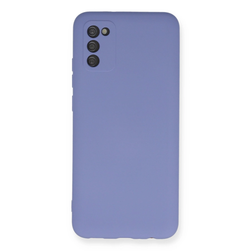 Galaxy A03S Kılıf Nano İçi Kadife Silikon - Lila