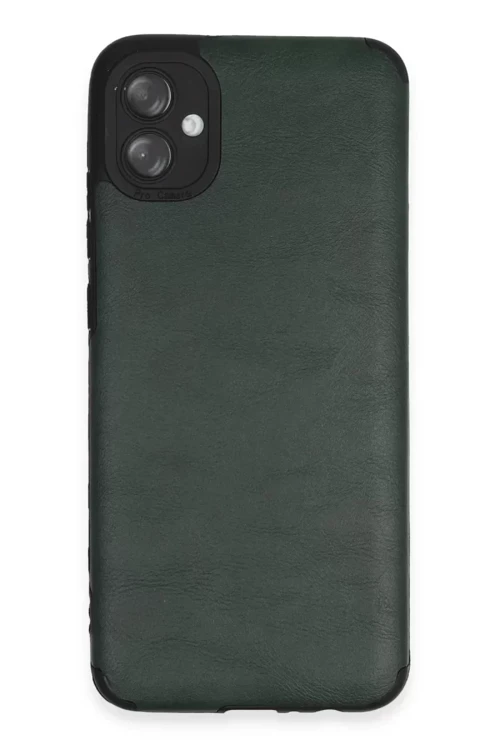 Galaxy A04E Kılıf Loop Deri Silikon - Yeşil