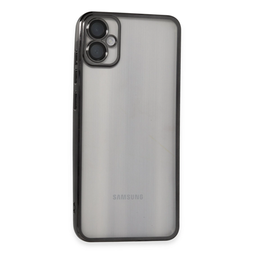 Galaxy A05 Kılıf Lensli Silikon - Siyah