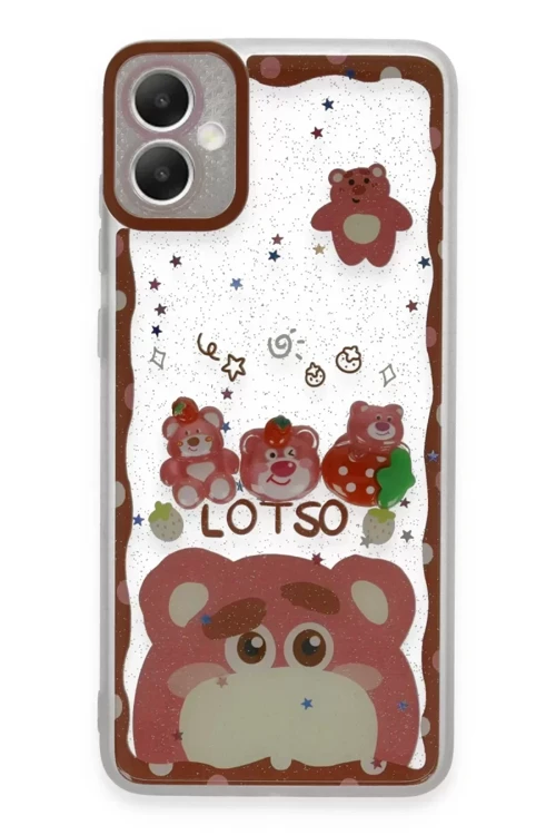 Galaxy A05 Kılıf Sweet Desenli Silikon Kapak - Pembe