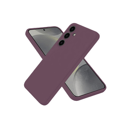 Galaxy A06 Kılıf First Silikon - Mürdüm