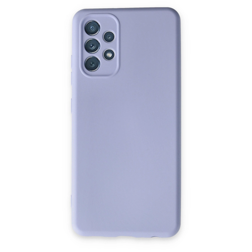 Galaxy A13 4G Kılıf Nano İçi Kadife Silikon - Lila