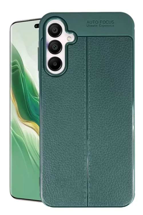 Galaxy A15 4G Kılıf Auto Focus Kapak - Koyu Yeşil