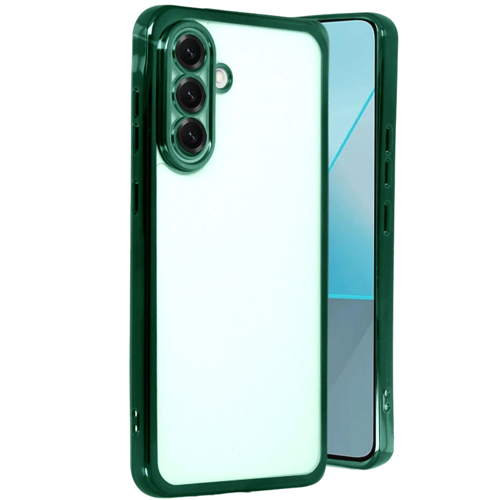 Galaxy A17 5G Lensli Silikon - Yeşil