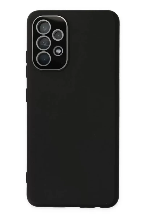 Galaxy A33 5G Kılıf Lansman Glass Kapak - Siyah