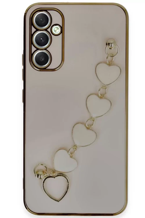 Galaxy A34 5G Kılıf Esila Silikon - Pudra