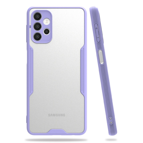 Galaxy A52 Kılıf Platin Silikon - Lila