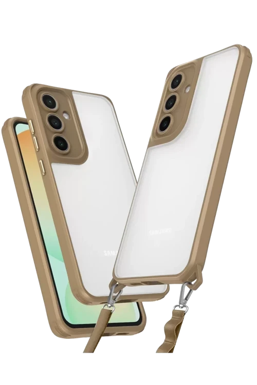 Galaxy A55 5G Kılıf Penta Silikon Kılıf - Çöl Titanyum