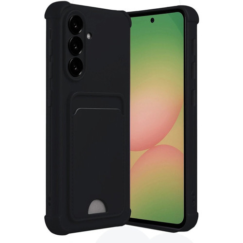 Galaxy A56 Kılıf Kelvin Kartvizitli - Siyah